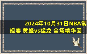 2024年10月31日NBA常规赛 黄蜂vs猛龙 全场精华回放